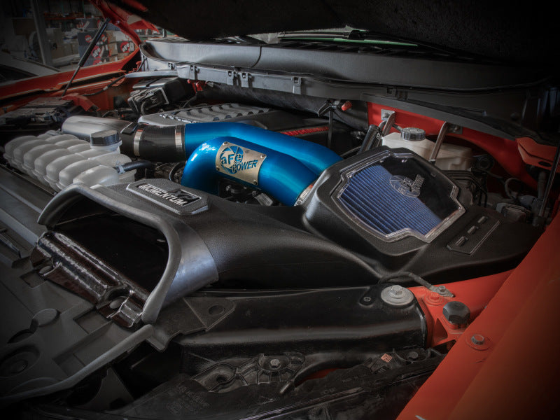 aFe 21-22 Ford F-150 Raptor V6-3.5L(tt) Momentum XP Cold Air Intake System - Blue w/ Pro 5R Filter - 0