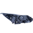 ANZO 2012-2014 Ford Focus Projector Headlights w/ Plank Style Design Black-4