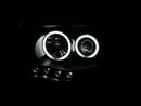 ANZO 2005-2011 Toyota Tacoma Projector Headlights w/ Halo Black-4
