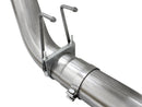 aFe MACHForce XP Exhaust 5in DPF-Back Stainless Steel Exhaust 2015 Ford Turbo Diesel V8 6.7L No Tip-2