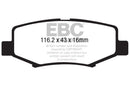 EBC 06-11 Dodge Nitro 3.7 Yellowstuff Rear Brake Pads-2