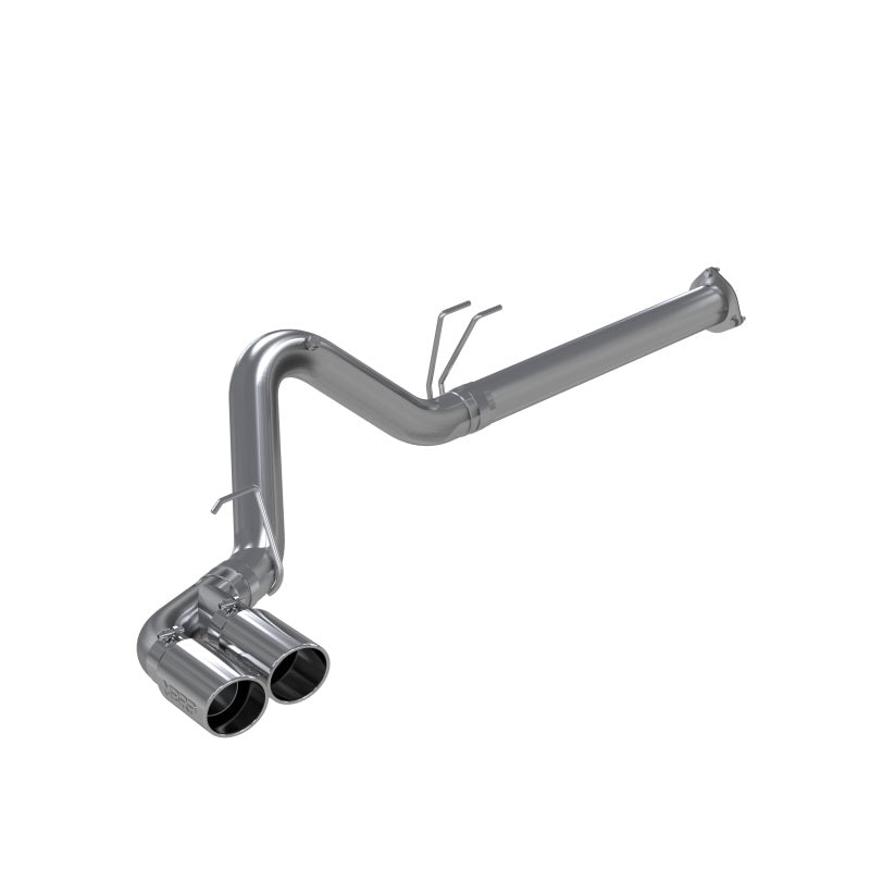 MBRP 2015 Ford F250/350/450 6.7L 4in Filter Back Dual Single Side Exit 5in Tips T409 Exhaust - 0