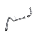 MBRP 11-14 Ford 6.7L F-250/350/450 4in Filter Back Single Side Exit Alum and Down Pipe Exhaust-2