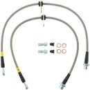 StopTech 02-12 Toyota Camry Coupe/Sedan / 04-08 Solara Rear Stainless Steel Brake Lines-4