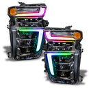 Oracle 20-21 Chevy Silverado HD 2500/3500 RGB+W Headlight DRL Upgrade Kit - ColorSHIFT-6