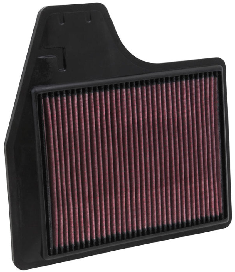 K&N Replacement Filter 11.438in O/S Length x 11.375in O/S Width x 1in H for 13 Nissan Altima 2.5L - 0