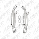 MBRP 05-10 Ford Mustang GT 5.0/Shelby GT500 Dual Mufflers Axle Back Split Rear T304-5