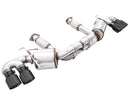 AWE Tuning 2020 Chevrolet Corvette (C8) Touring Edition Exhaust - Quad Diamond Black Tips-1