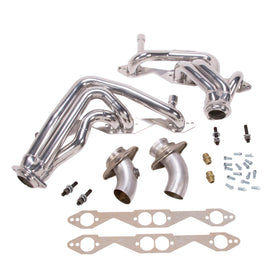 BBK 93-96 Chevrolet Impala SS Shorty Tuned Length Exhaust Headers - 1-5/8 Silver Ceramic - 0