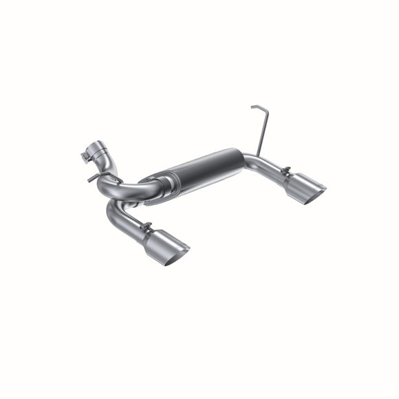 MBRP 07-14 Jeep Wrangler/Rubicon 3.6L/3.8L V6 Axle-Back Dual Rear Exit Aluminum Performance Exhaust