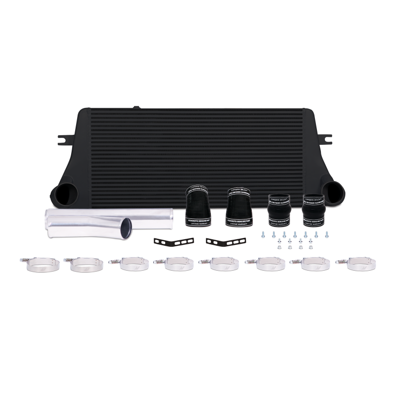 Mishimoto 94-02 Dodge Ram 2500 5.9L Cummins Intercooler Kit w/ Pipes (Black) - 0
