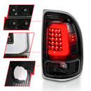 ANZO 1997-2004 Dodge Dakota LED Taillights Black Housing Clear Lens Pair-3