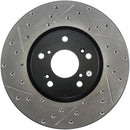 StopTech 04-08 Acura TL (Brembo Caliber) SportStop Slotted &amp; Drilled Right Front Rotor-4