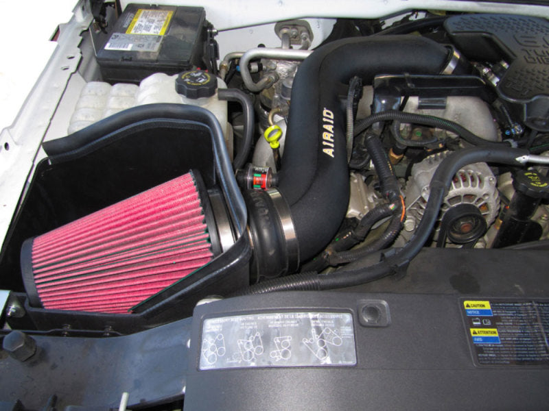 Airaid 04-05 GM 2500/3500 Pickup / 6.6L DSL MXP Intake System w/ Tube (Oiled / Red Media) - 0