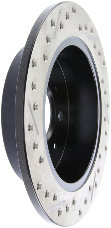 StopTech 90-96 Acura Integra / 97-01 Integra (Exc. Type R) Slotted & Drilled Left Rear Rotor - 0