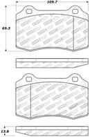 StopTech Performance 00-06 Jaguar S Typre R / XJ R / XJR-S / XJ Sport Rear Brake Pads-8