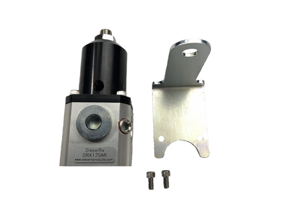 Pureflow DieselRX Universal Fuel Pressure Regulator w/5 -8 ORB Ports 7-70psi