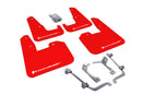 Rally Armor 08-11 Subaru STI (Hatch Only) / 11-14 WRX (Hatch Only) Red UR Mud Flap w/White Logo-1