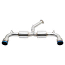 Injen 19-22 Hyundai Veloster N L4 2.0L Turbo Performance SS Axle Back Exhaust System - Burnt Ti Tips-4