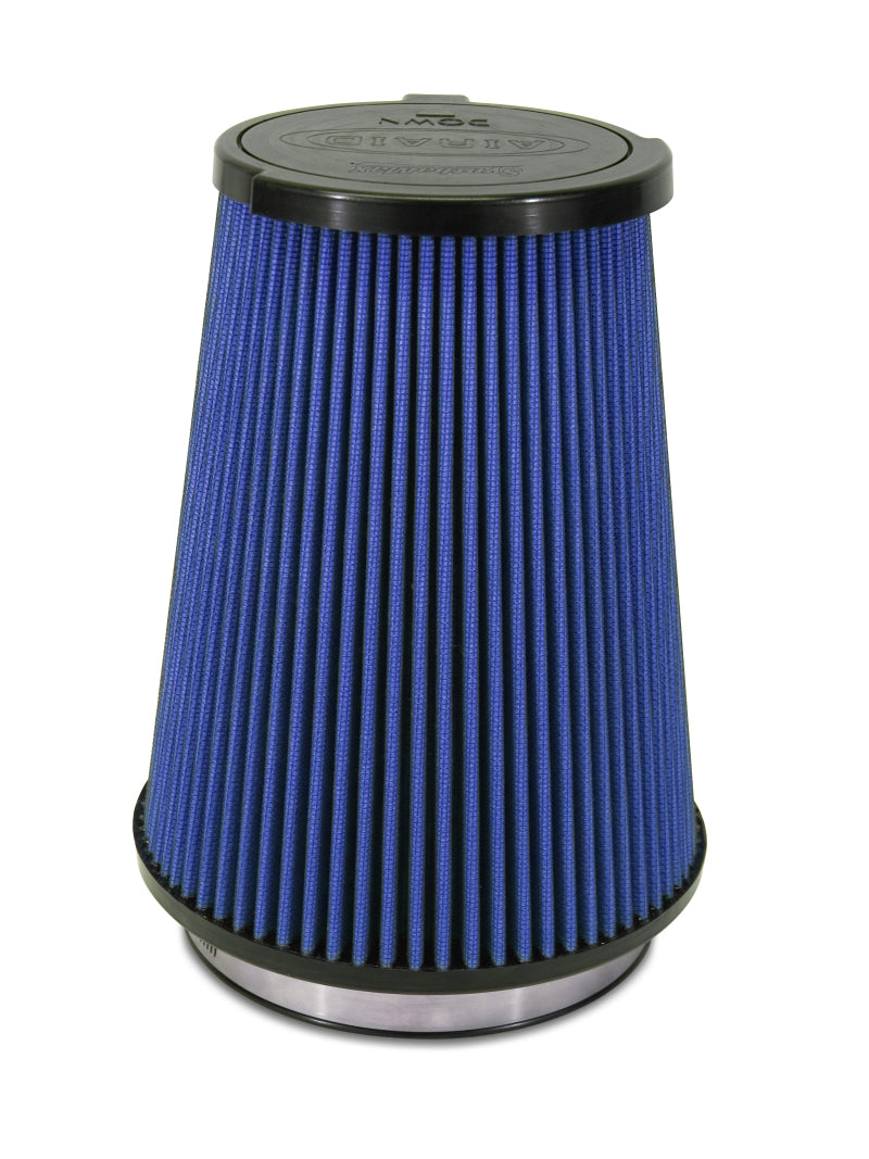 Airaid 10-14 Ford Mustang Shelby 5.4L Supercharged Direct Replacement Filter - Dry / Blue Media - 0