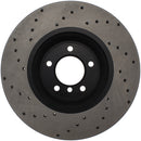 StopTech 07-10 BMW 335i Cross Drilled Left Front Rotor-5