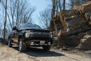 MBRP 2020+ GMC/Chevy 2500/3500 6.6L Duramax 4in Mand Bent Tubing Pro-Ser Cat Back Single Side - Blk-3