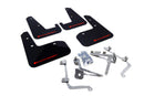 Rally Armor 11-14 Subaru WRX/STI (Sedan Only) Black UR Mud Flap w/Red Logo-1