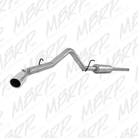 MBRP 14 Chevy/GMC 1500 Silverado/Sierra 4.3L V6/5.3L V8 Single Side Exit AL 3in Cat Back Exhaust - 0