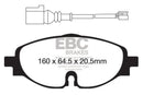 EBC 14+ Audi A3 1.8 Turbo Yellowstuff Front Brake Pads-4