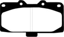 EBC 89-95 Nissan Skyline (R32) 2.6 Twin Turbo GT-R Yellowstuff Front Brake Pads-2