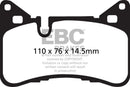 EBC 14 Mercedes-Benz C63 AMG (W204) 6.2 Yellowstuff Rear Brake Pads-3