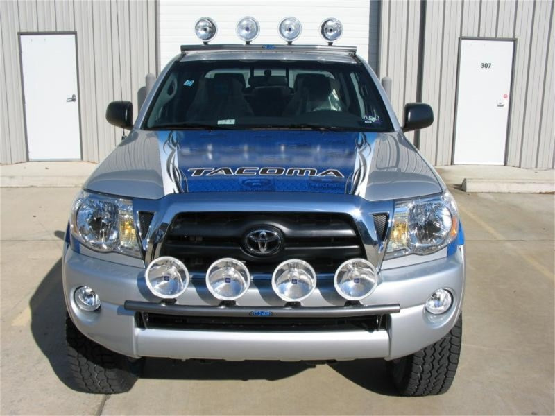 N-Fab Light Bar 05-11 Toyota Tacoma - Tex. Black - Light Tabs - 0