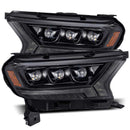 AlphaRex 19-21 Ford Ranger NOVA LED Proj Headlight Plnk Style Alpha Blk w/Activ Light/Seq Signal/DRL-5