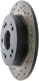 StopTech 06-09 Honda Civic Ex/Si Slotted & Drilled Right Rear Rotor-6