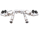 AWE Tuning 2020 Chevrolet Corvette (C8) Touring Edition Exhaust - Quad Diamond Black Tips-4