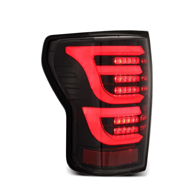 AlphaRex 07-13 Toyota Tundra LUXX-Series LED Tail Lights Alpha-Black - 0