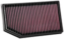 K&N 2018 Jeep Wrangler JL 2.0L/3.6L F/I Drop In Air Filter-1