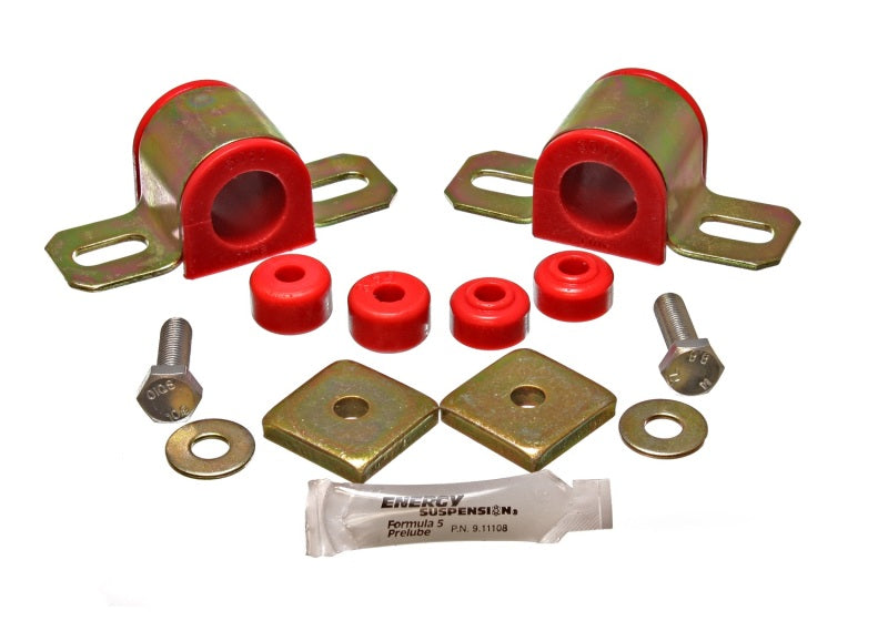 Energy Suspension 95-98 Nissan 240SX (S14) Red 27mm Front Sway Bar Frame Bushings (Sway bar end link - 0