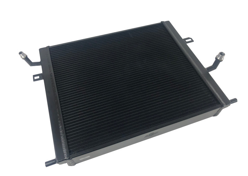 CSF BMW B58/B48 Front Mount Triple-Pass Heat Exchanger w/Rock Guard - Black - 0