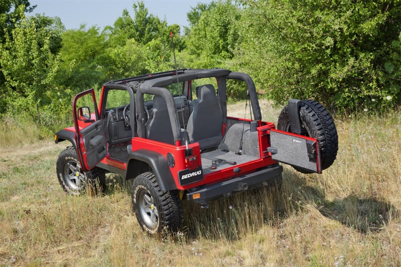 BedRug 97-06 Jeep TJ Rear Cargo Kit (Incl Tailgate) - 0