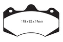 EBC AP Racing Caliper CP7040 Yellowstuff Brake Pads-2