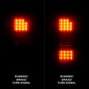 ANZO 2014-2018 GMC Sierra LED Tail Lights Black Housing Clear Lens-4