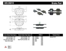 StopTech Performance 00-04 BMW M5 E39 / 00-06 X5 / 03-05 Range Rover HSE Front Brake Pads-1