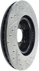 StopTech 02-06 Acura RSX Type S / 06-09 Honda Civic Si Slotted & Drilled Right Front Rotor-9