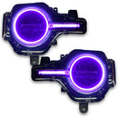 Oracle 21-22 Ford Bronco Headlight Halo Kit w/DRL Bar - Base Headlights ColorSHIFT -w/RF Controller-4