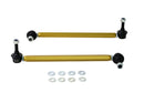 Whiteline 06/05+ Ford Focus LS / 05/09+ Mazda 3 BK Front Swaybar Link Kit H/Duty Adj Steel Ball-4