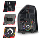 ANZO 11-14 Chrysler 300 LED Taillights Black w/ Sequential-6