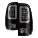 Spyder 08-16 Ford Super Duty F-250 V3 Light Bar LED Tail Lights - Blk Smoke ALT-YD-FS07V3-LBLED-BSM-4