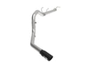 aFe Apollo GT Series 3-1/2in 409 SS Axle-Back Exhaust 17-20 Ford F-250/F-350 Black Tips w/o Muffler-1