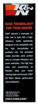 K&N 1.625in OD x 5.05in H Oil Filter-9